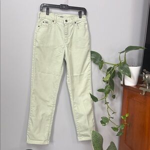Vintage ✨Lee Women's Mint Green Straight Leg Jeans